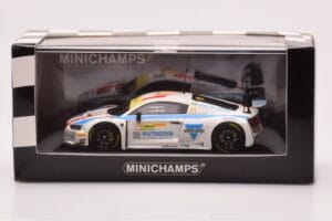 Audi R8 LMS #11 HCB Rutronik Racing L. di Grassi FIA GT World Cup Macau 2016 Minichamps 1:43 437171711 Metal - imaginea 4 din 4