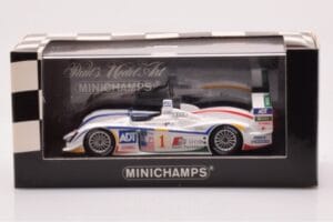 Audi R8 #1 J.J. Lehto / M. Werner GP of Atlanta Winners 2005 Minichamps 1:43 400051391 Metal - imaginea 4 din 4