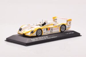 Audi R8 #25 S. Ara / T. Kristensen Winners 1000km Spa 2003 Minichamps 1:43 400031325 Metal - imaginea 2 din 4