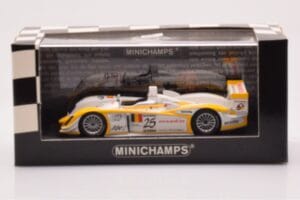 Audi R8 #25 S. Ara / T. Kristensen Winners 1000km Spa 2003 Minichamps 1:43 400031325 Metal - imaginea 4 din 4