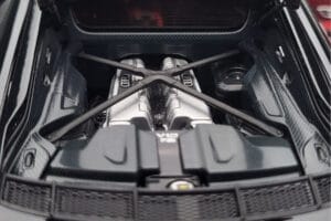 Audi R8 Performance Negru Kengfai 1:18 VAKF-0353 Metal - imaginea 9 din 10