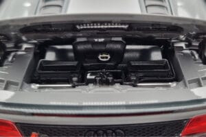 Audi R8 Spyder Performance Nardo Gri Kengfai 1:18 VAKF-0352 Metal - imaginea 10 din 11