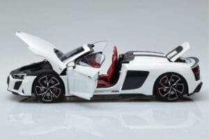 Audi R8 Spyder Performance Alb Kengfai 1:18 VAKF-0351 Metal - imaginea 5 din 11