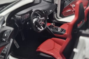 Audi R8 Spyder Performance Alb Kengfai 1:18 VAKF-0351 Metal - imaginea 9 din 11