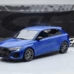 Audi RS3 8Y Sportback Performance Edition Nagaro Albastru GT Spirit 1:18 - image 5 of 5