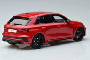 Audi RS3 8Y Sportback Roșu GT Spirit 1:18 GT378 Rășină - imaginea 2 din 6