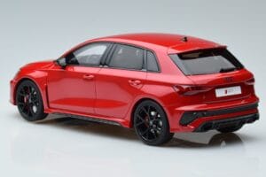 Audi RS3 8Y Sportback Roșu GT Spirit 1:18 GT378 Rășină - imaginea 5 din 6
