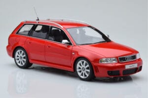Audi RS4 B5 Avant Roșu Otto 1:18 OT1026B Rășină - imaginea 4 din 6