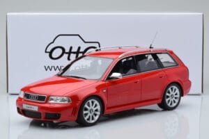 Audi RS4 B5 Avant Roșu Otto 1:18 OT1026B Rășină - imaginea 6 din 6