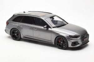 Audi RS4 B9 Avant Competition Daytona Gri GT Spirit 1:18 GT456 Rășină - imaginea 4 din 6