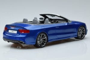 Audi RS5 B8 Cabriolet Albastru GT Spirit 1:18 ZM053 Rășină - imaginea 2 din 6