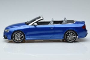 Audi RS5 B8 Cabriolet Albastru GT Spirit 1:18 ZM053 Rășină - imaginea 3 din 6