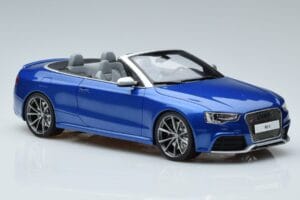 Audi RS5 B8 Cabriolet Albastru GT Spirit 1:18 ZM053 Rășină - imaginea 4 din 6