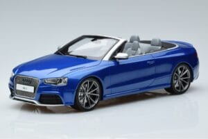 Audi RS5 B8 Cabriolet Albastru GT Spirit 1:18 ZM053 Rășină