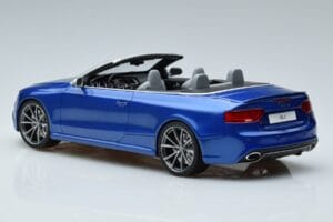 Audi RS5 B8 Cabriolet Albastru GT Spirit 1:18 ZM053 Rășină - imaginea 5 din 6