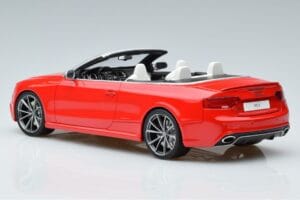 Audi RS5 B8 Cabriolet Roșu GT Spirit 1:18 GT724 Rășină - imaginea 4 din 5