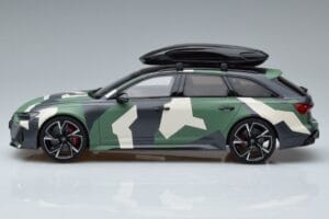 Audi RS6 C8 Avant Camuflaj With Roof Top Asia Edition GT Spirit 1:18 CLDC014 Rășină - imaginea 3 din 6