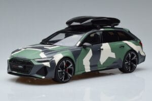Audi RS6 C8 Avant Camuflaj With Roof Top Asia Edition GT Spirit 1:18 CLDC014 Rășină