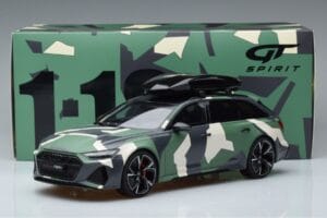 Audi RS6 C8 Avant Camuflaj With Roof Top Asia Edition GT Spirit 1:18 CLDC014 Rășină - imaginea 6 din 6