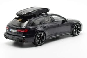 Audi RS6 C8 Avant Mythos Negru Cu Acoperiș Carbon Asia Edition GT Spirit 1:18 CLDC007 Rășină - imaginea 2 din 6