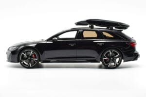 Audi RS6 C8 Avant Mythos Negru Cu Acoperiș Carbon Asia Edition GT Spirit 1:18 CLDC007 Rășină - imaginea 3 din 6