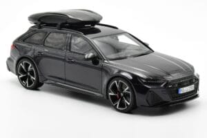 Audi RS6 C8 Avant Mythos Negru Cu Acoperiș Carbon Asia Edition GT Spirit 1:18 CLDC007 Rășină - imaginea 4 din 6