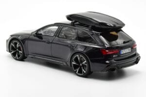 Audi RS6 C8 Avant Mythos Negru Cu Acoperiș Carbon Asia Edition GT Spirit 1:18 CLDC007 Rășină - imaginea 5 din 6