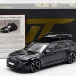 Audi RS6 C8 Avant Mythos Negru Cu Acoperiș Carbon Asia Edition GT Spirit 1:18 CLDC007 Rășină - image 6 of 6