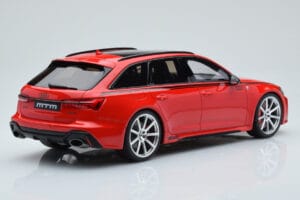 Audi RS6 MTM C8 Avant Tango Roșu GT Spirit 1:18 GT432 Rășină - imaginea 2 din 6