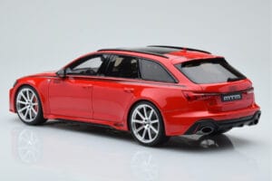 Audi RS6 MTM C8 Avant Tango Roșu GT Spirit 1:18 GT432 Rășină - imaginea 5 din 6