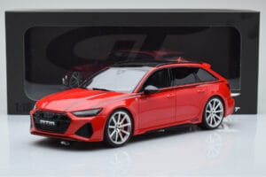 Audi RS6 MTM C8 Avant Tango Roșu GT Spirit 1:18 GT432 Rășină - imaginea 6 din 6