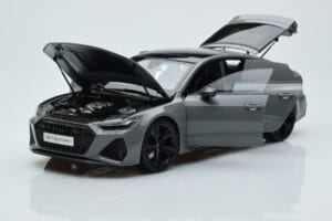 Audi RS7 C8 Sportback Gri Kengfai 1:18 VAKF-0333 Rășină - imaginea 2 din 7