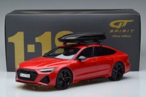 Audi RS7 C8 Sportback Roșu Asia Edition GT Spirit 1:18 CLDC021 Rășină - imaginea 6 din 6