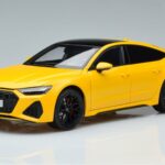 Audi RS7 C8 Sportback Galben Vossen Rims Ediție Limitată Kengfai 1:18 VAKF 0335 Metal