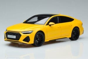 Audi RS7 C8 Sportback Galben Vossen Rims Ediție Limitată Kengfai 1:18 VAKF 0335 Metal