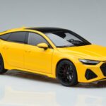 Audi RS7 C8 Sportback Galben Vossen Rims Ediție Limitată Kengfai 1:18 VAKF 0335 Metal - image 6 of 8