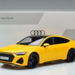 Audi RS7 C8 Sportback Galben Vossen Rims Ediție Limitată Kengfai 1:18 VAKF 0335 Metal - image 8 of 8
