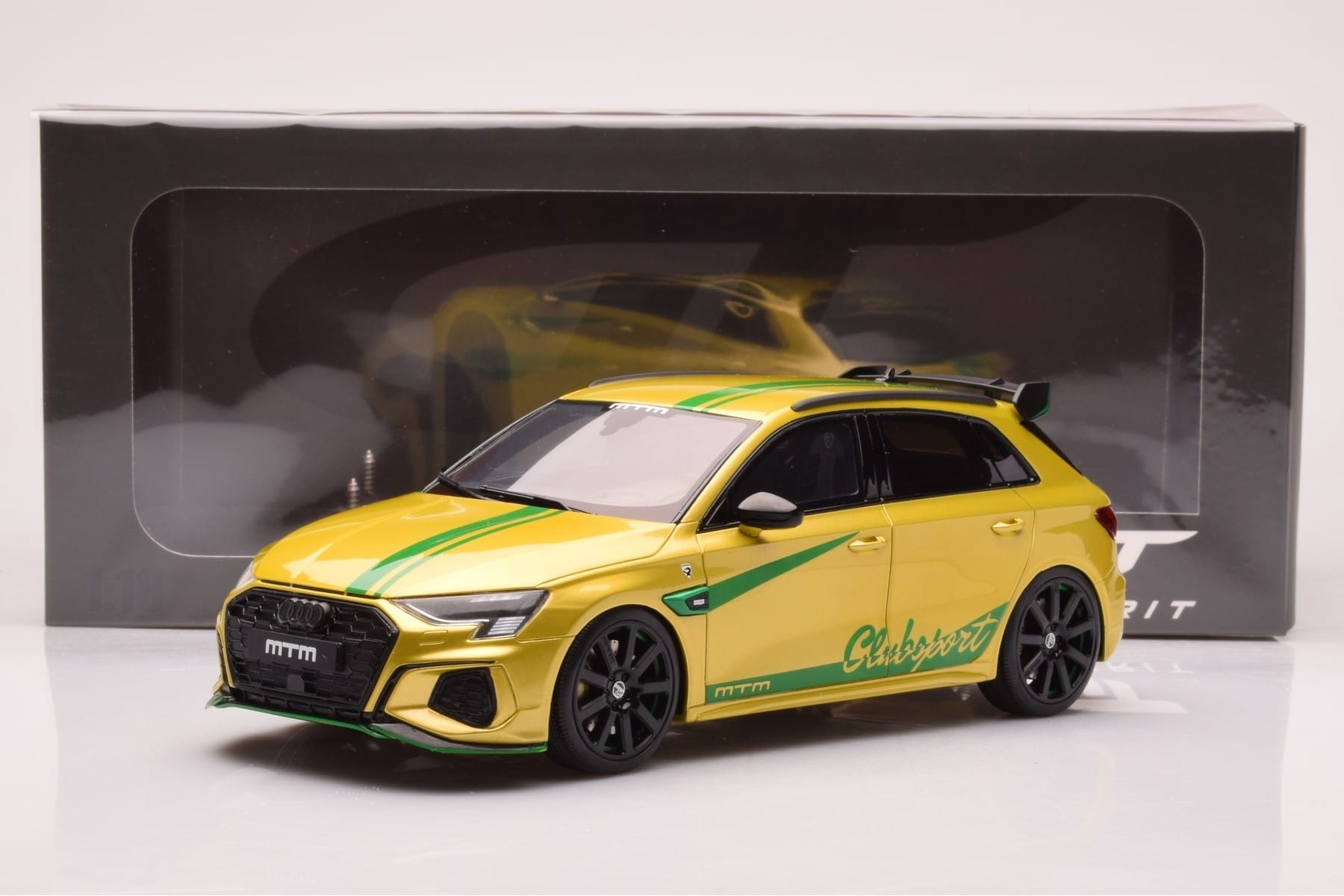 Audi S3 8Y MTM Clubsport Galben GT Spirit 1:18 GT891 Rășină - imaginea 6 din 6