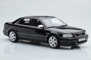 Audi S8 D2 Negru Otto 1:18 OT082 Rășină - imaginea 4 din 6