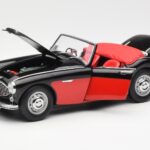 Austin-Healey 3000 Mk I Spider Negru Roșu Kyosho 1:18 08141KR - image 2 of 8