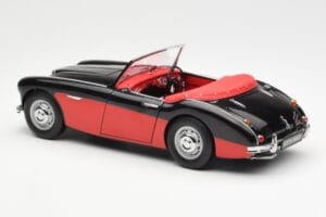 Austin-Healey 3000 Mk I Spider Negru Roșu Kyosho 1:18 08141KR Metal - imaginea 7 din 8