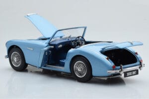 Austin-Healey 3000 Mk1 BN7 Albastru Kyosho 1:18 08149HBL Metal - imaginea 3 din 8