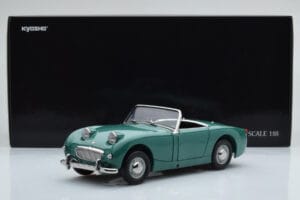 Austin-Healey Sprite Verde Kyosho 1:18 08953LG Metal - imaginea 8 din 8