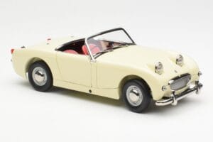 Austin-Healey Sprite Mk I Open Old English Alb Kyosho 1:18 08953EW Metal - imaginea 6 din 8