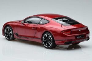 Bentley Continental GT Candy Roșu Norev 1:18 182788 Metal - imaginea 6 din 7