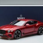 Bentley Continental GT Candy Roșu Norev 1:18 182788 Metal - image 7 of 7