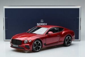 Bentley Continental GT Candy Roșu Norev 1:18 182788 Metal - imaginea 7 din 7