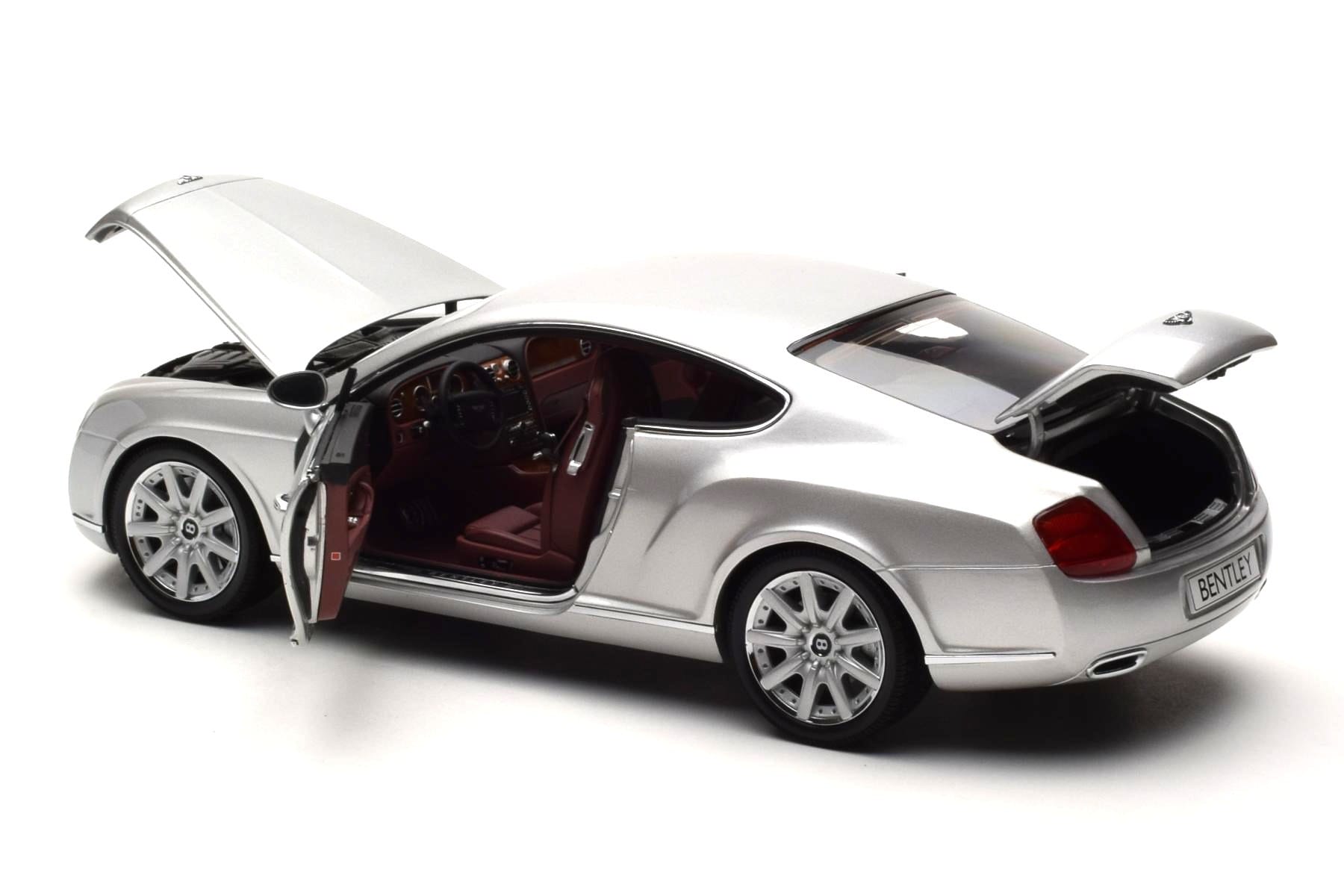 Bentley Continental GT Argintiu Minichamps 1:18 100139021 Metal - imaginea 5 din 8