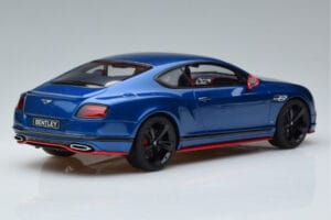 Bentley Continental GT Speed Black Edition Albastru GT Spirit 1:18 KJ006 Rășină - imaginea 2 din 6