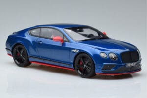 Bentley Continental GT Speed Black Edition Albastru GT Spirit 1:18 KJ006 Rășină - imaginea 4 din 6